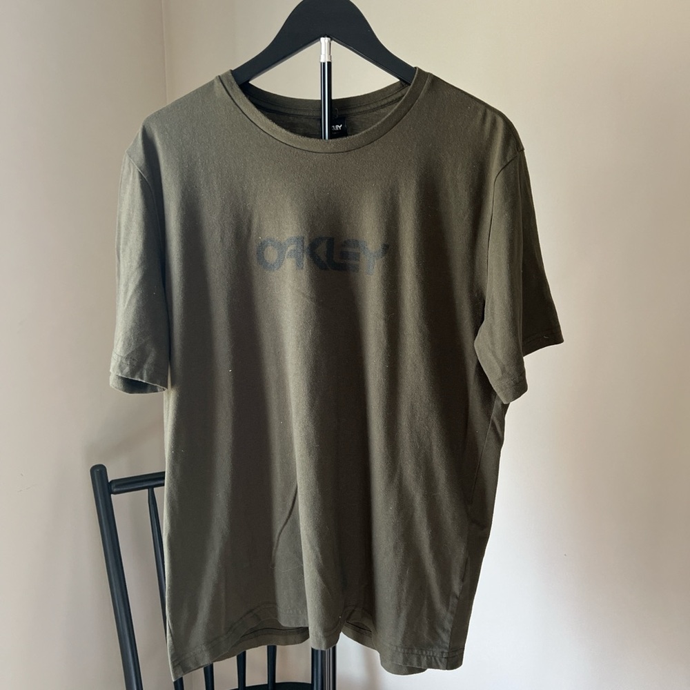 Men’s Oakley Olive Green Logo T‑Shirt